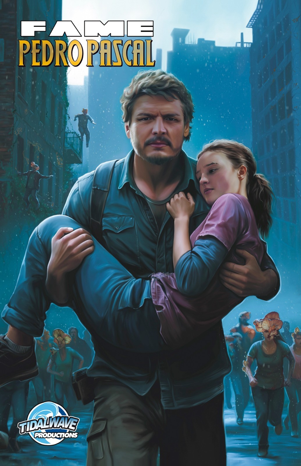FAME: PEDRO PASCAL - ULYA STUZHUK TRADE VARIANT SDCC 2025 KNIGHT OF COMICS EXCLUSIVE