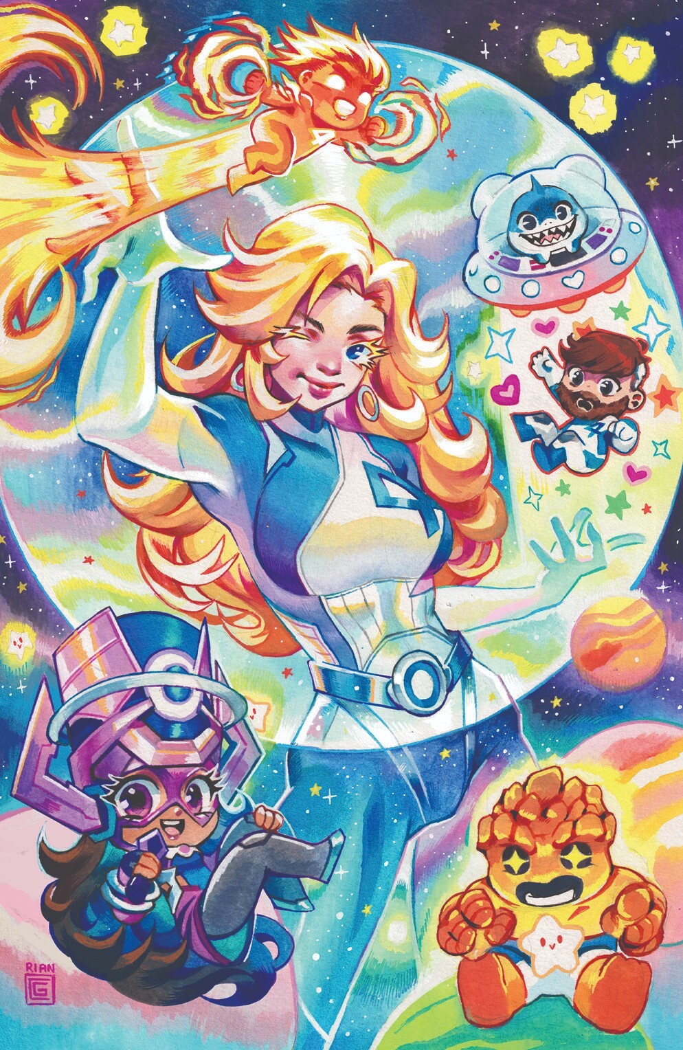 MARVEL RIVALS #1 - RIAN GONZALES VIRGIN VARIANT C2E2 CHICAGO 2025 KNIGHT OF COMICS EXCLUSIVE LTD 1000
