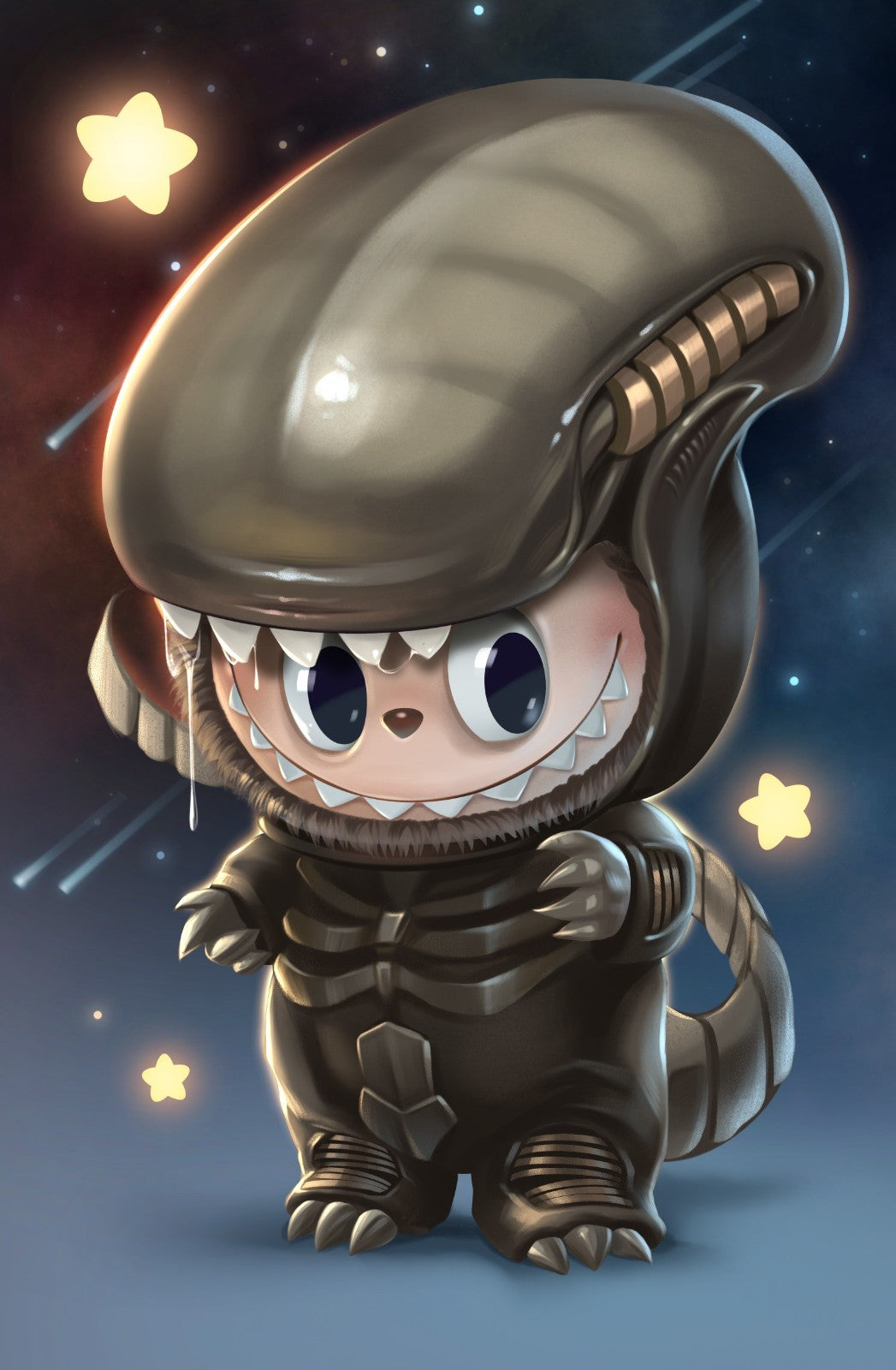 FAME: KASING LUNG CREATOR OF THE LABUBU - KATYA SINYUKHINA SPACE MONSTER KNIGHT OF COMICS EXCLUSIVE