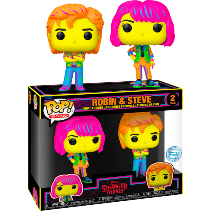 Stranger Things - Robin & Steve (Blacklight) 2-Pack
