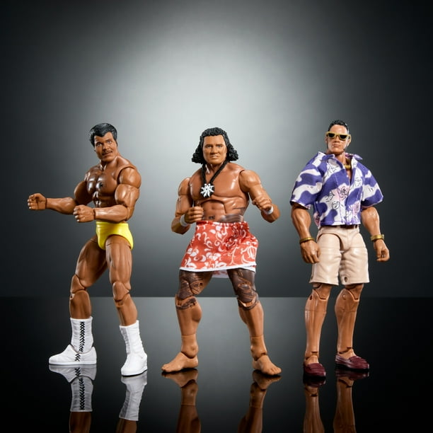 WWE Elite - The Maivia Legacy - The Rock, Rocky Johnson, High Chief Maivia