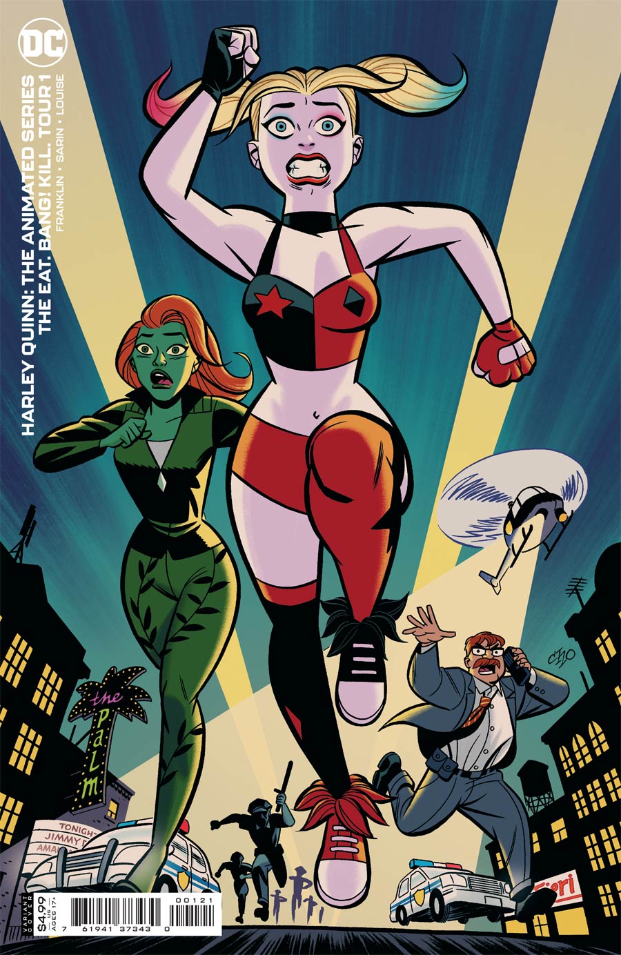 HARLEY QUINN THE ANIMATED SERIES THE EAT BANG KILL TOUR #1 (OF 6) CVR B MICHAEL CHO CARD STOCK VAR (09/15/2021)