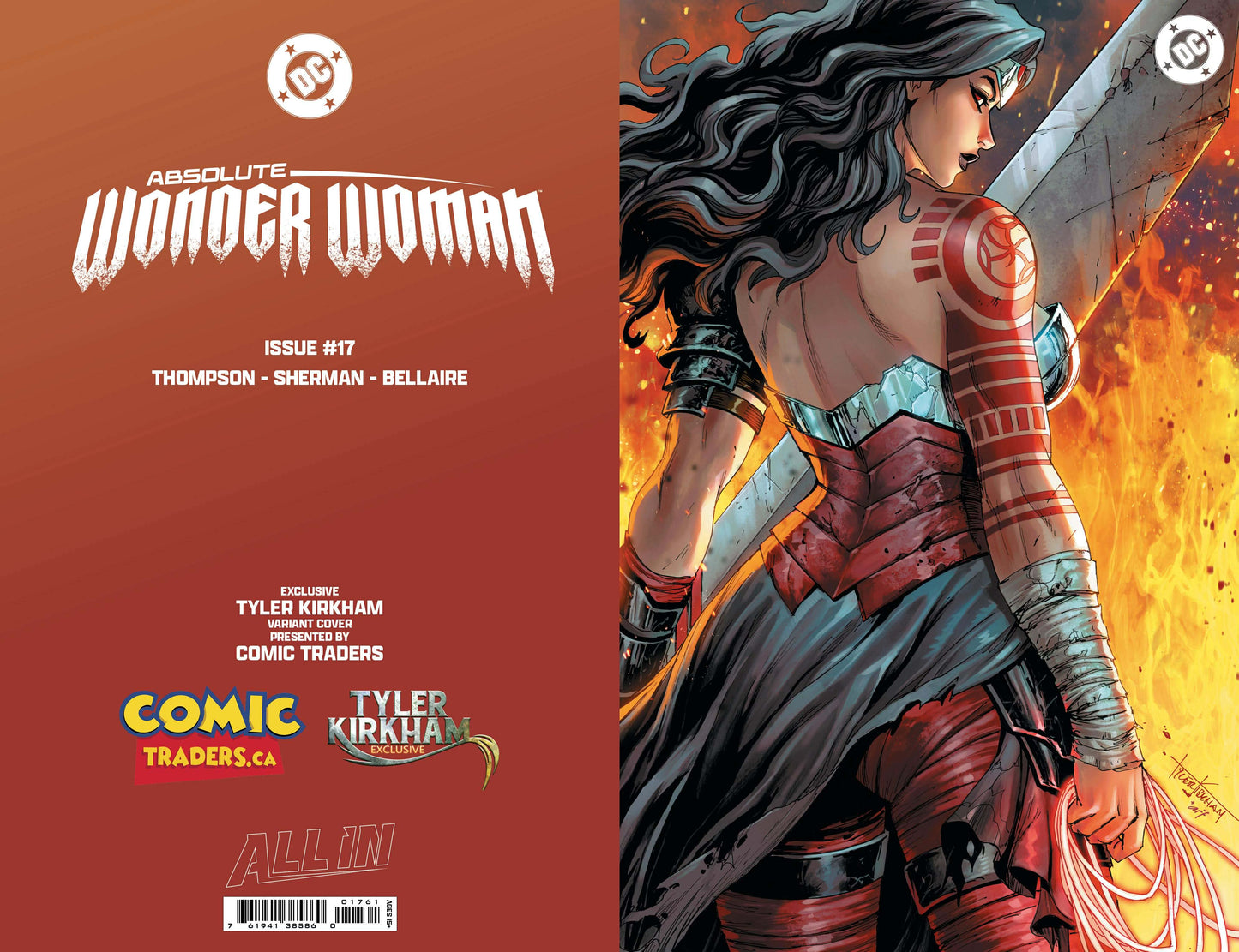 ABSOLUTE WONDER WOMAN #17 TYLER KIRKHAM Megacon 2026 EXCLUSIVE VIRGIN VAR (02/25/2026)