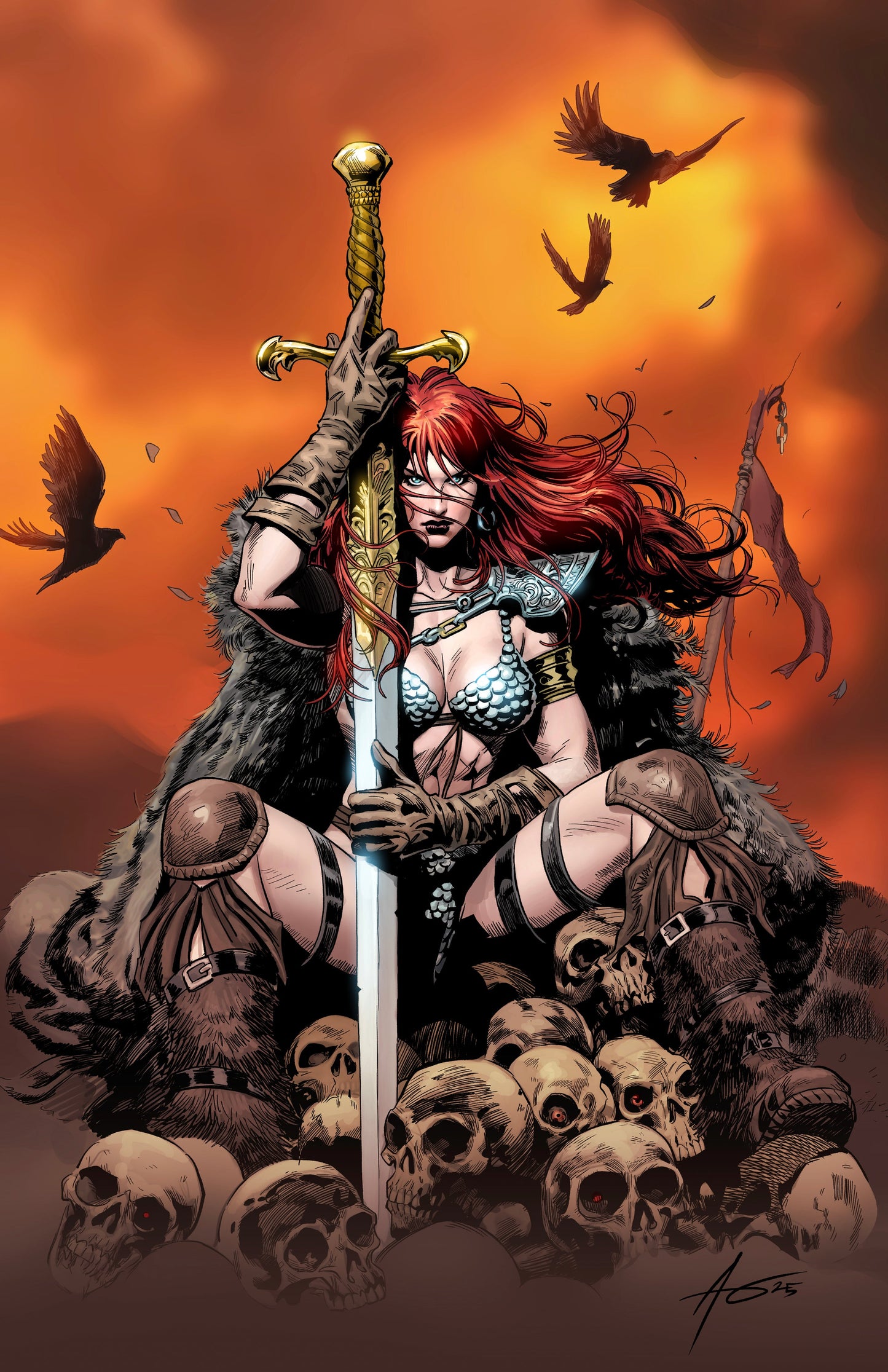 SONJA REBORN #5 - RUDY AO & MARCIAL TOLEDANO COVER A KNIGHT OF COMICS MEGACON 2026 EXCLUSIVE LTD 200