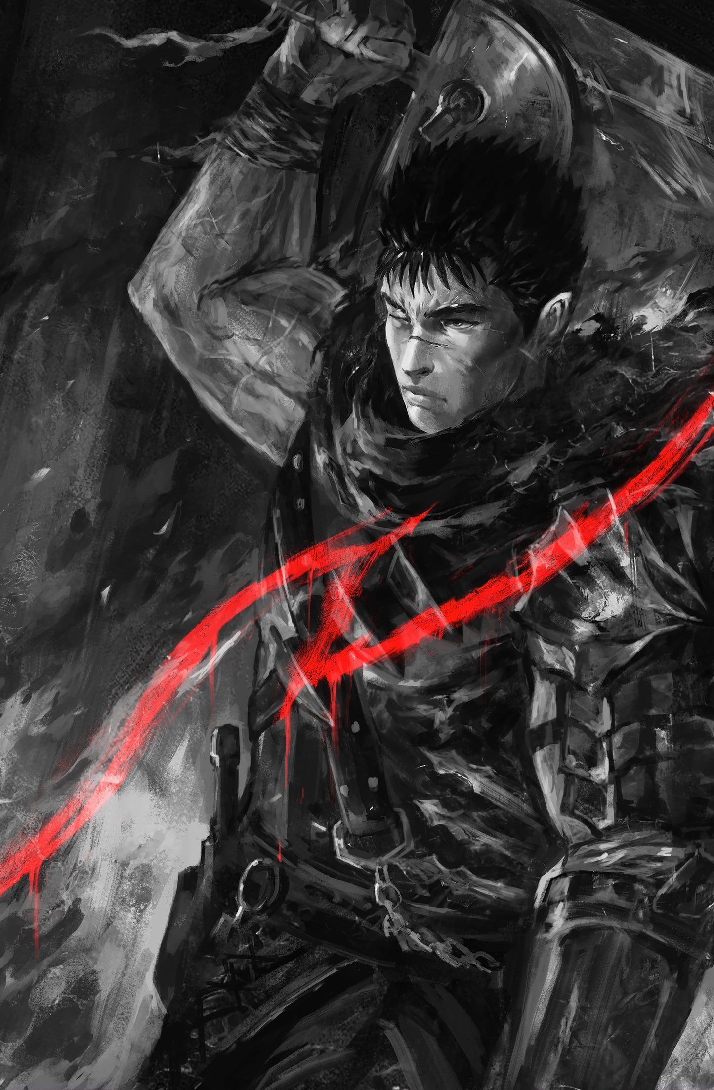 TRIBUTE KENTARO MIURA CREATOR OF BERSERK - SHIMHAQ COVER B FANEXPO NEW ORLEANS KNIGHT OF COMICS EXCLUSIVE LTD 100