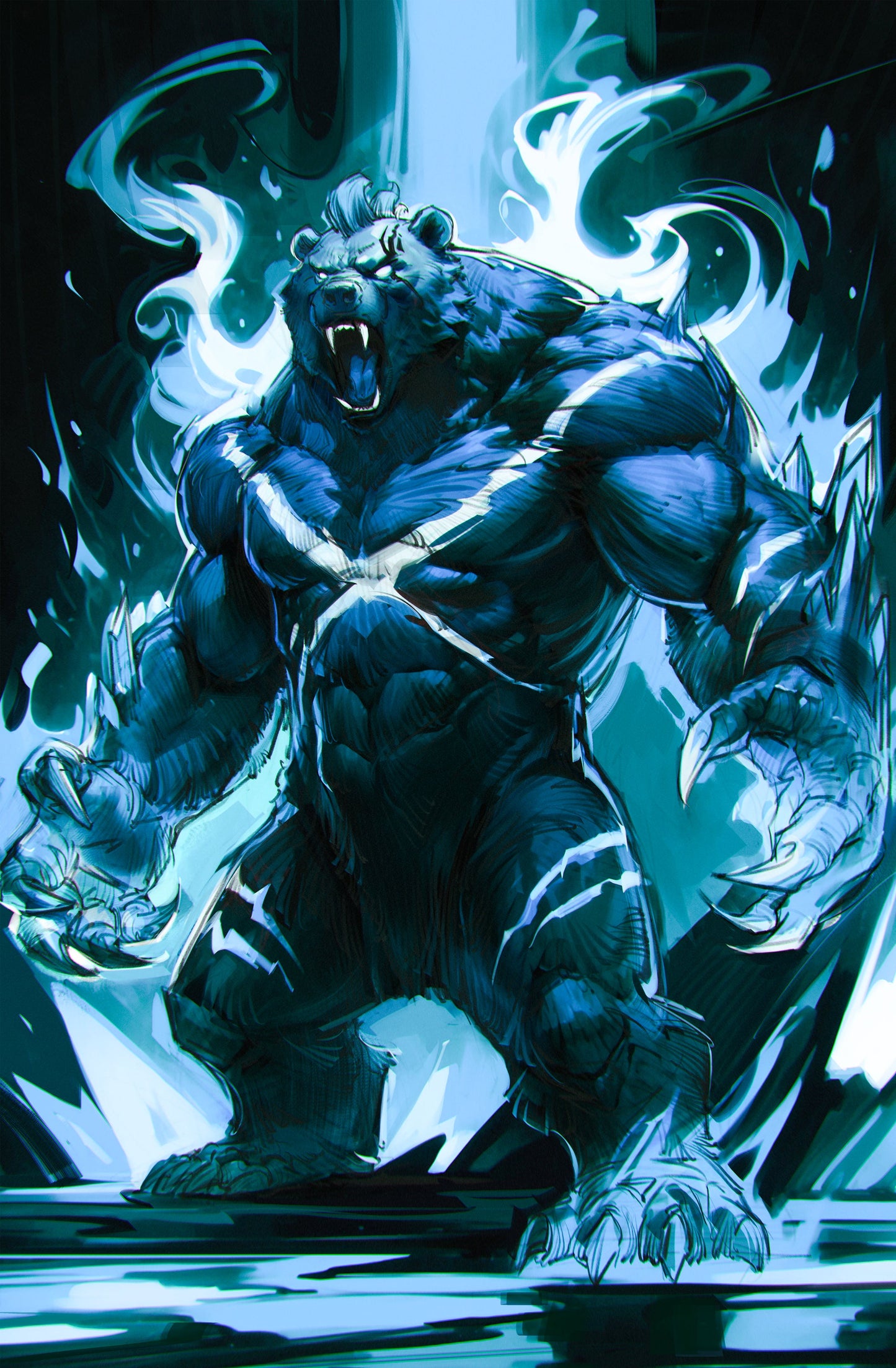 ARTBOOK VIKTOR MILLER GAUSA #1 - SOLO LEVELING COVER A SECRET DROP 2 HEROESCON 2026 KNIGHT OF COMICS EXCLUSIVE