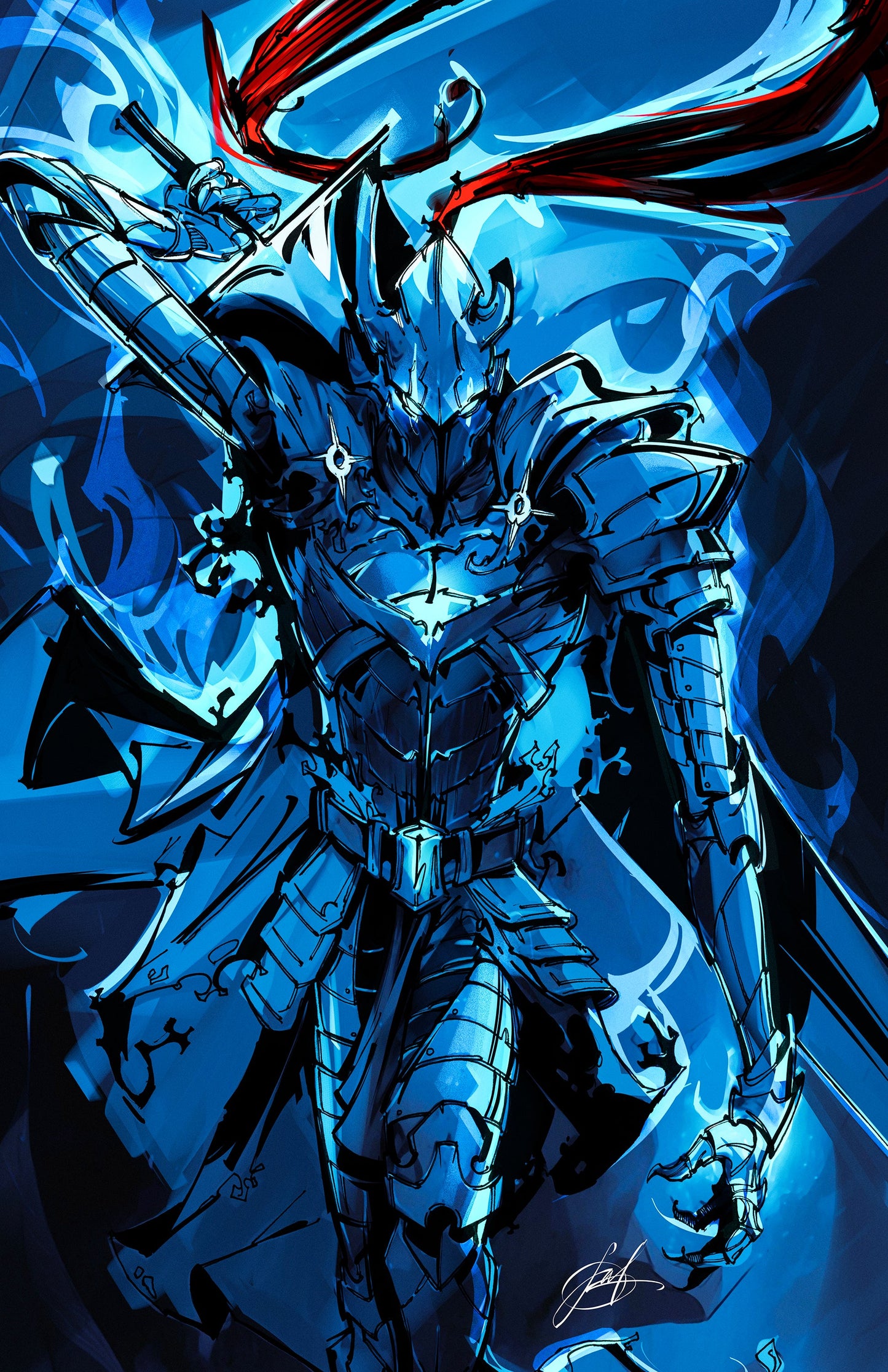 FAME: CHUGONG SOLO LEVELING - VIKTOR MILLER GAUSA IGRIS COVER C WHITE METAL FANEXPO NEW ORLEANS KNIGHT OF COMICS EXCLUSIVE LTD 5