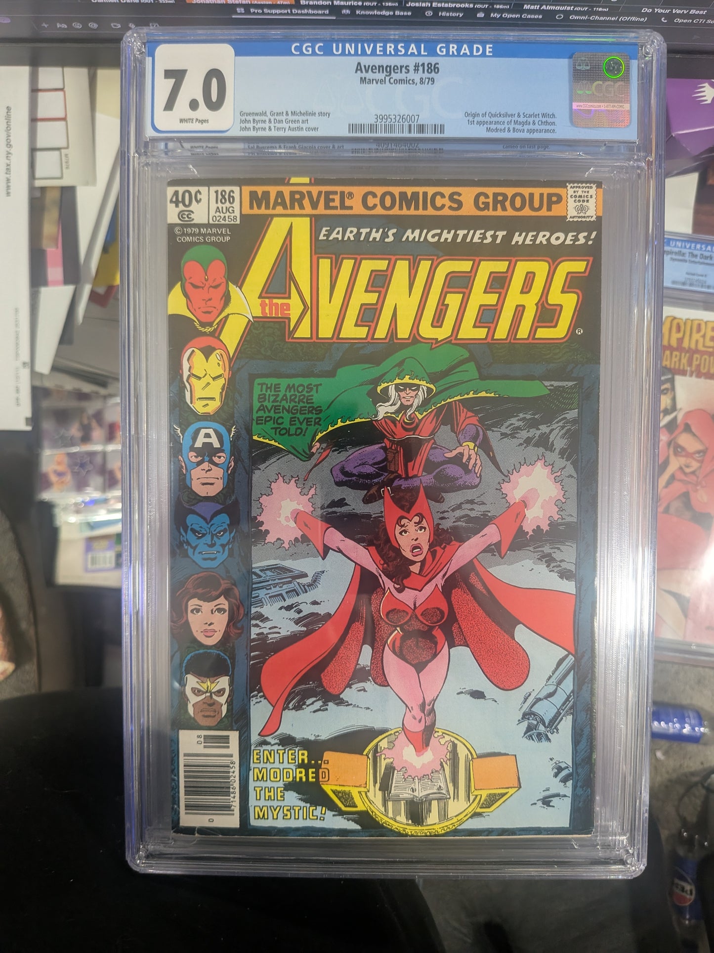 Avengers #186 (Newsstand) - CGC 7.0