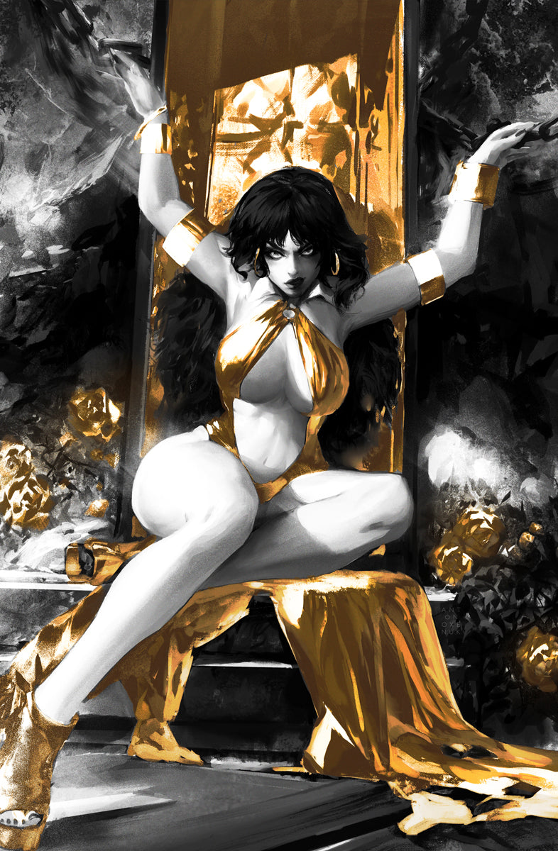 VAMPIRELLA #673 - ANTON OXENUK COVER B VIRGIN VARIANT KNIGHT OF COMICS EXCLUSIVE LTD 200