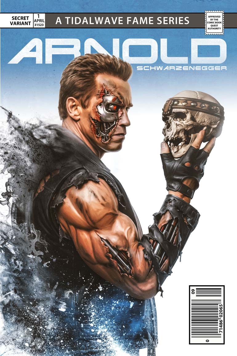 Arnold Schwarzenegger #1 Ultraraw26 Secret Blue Error Trade Variant LTD 70