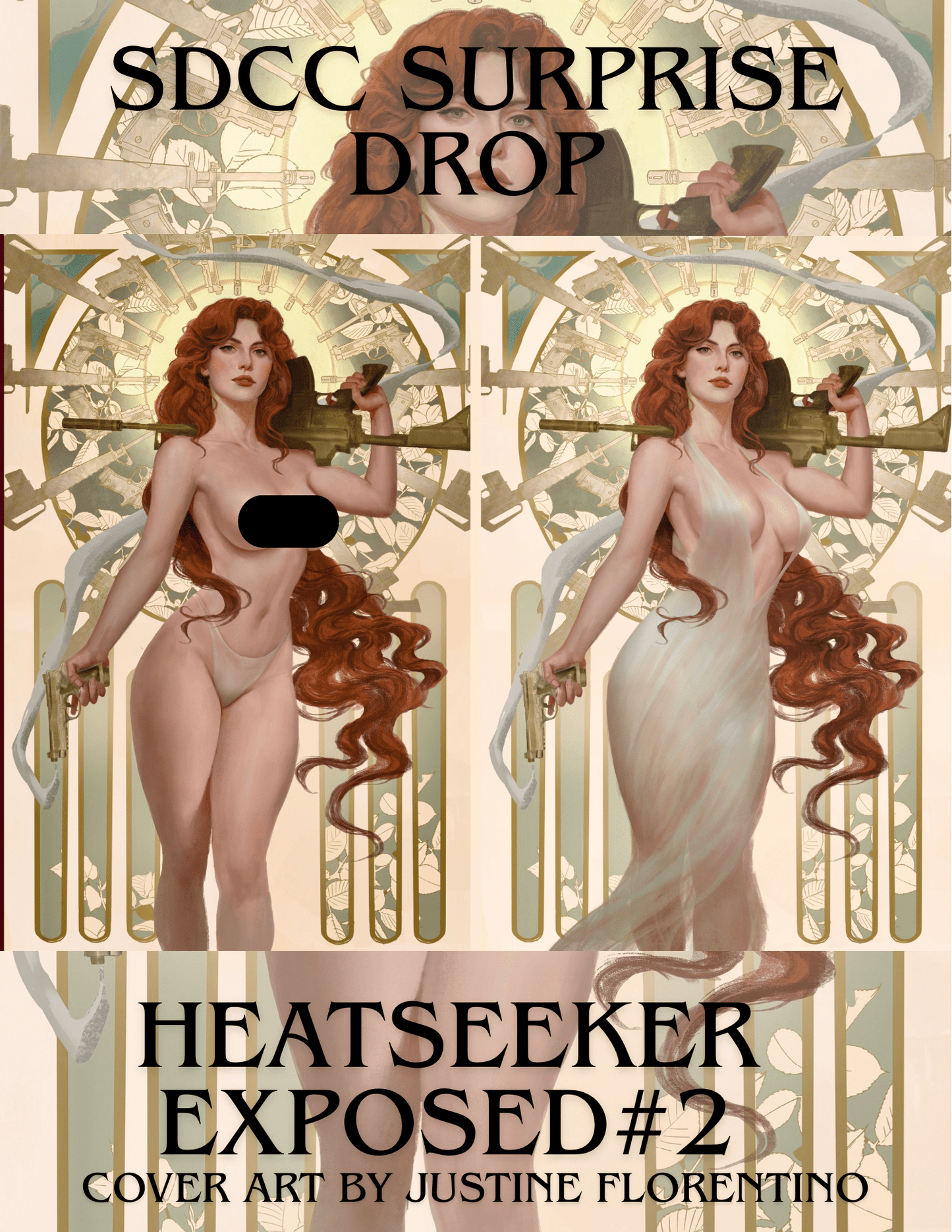 HEAT SEEKER EXPOSED #2 JUSTINE FLORENTINO EXCLUSIVE 2 PACK SET