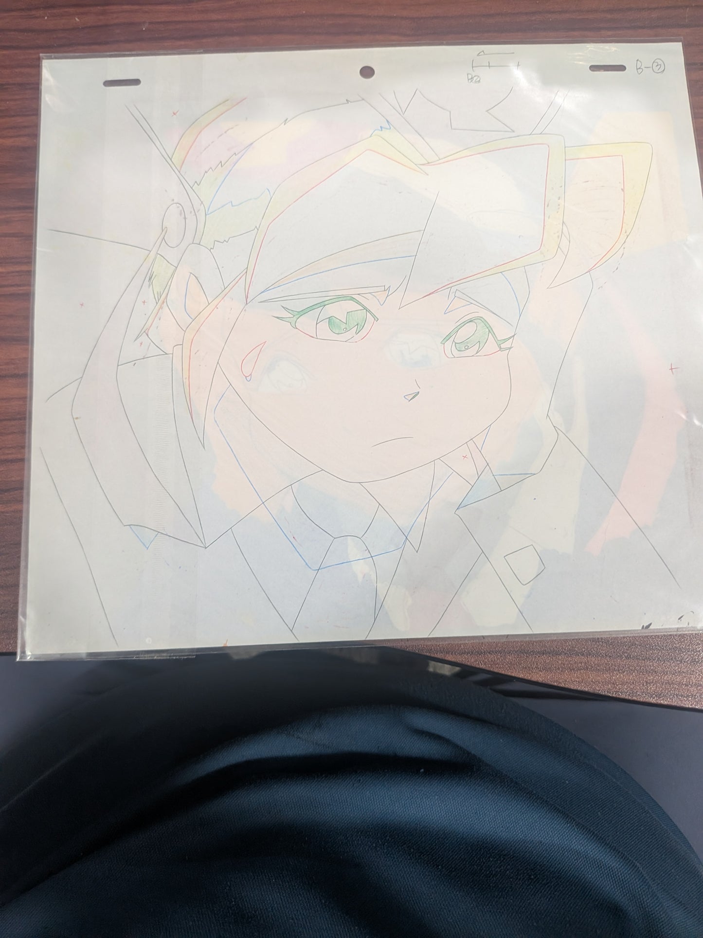 Space Pirate Mito - Mitsukuni Aoi Anime cel and drawing