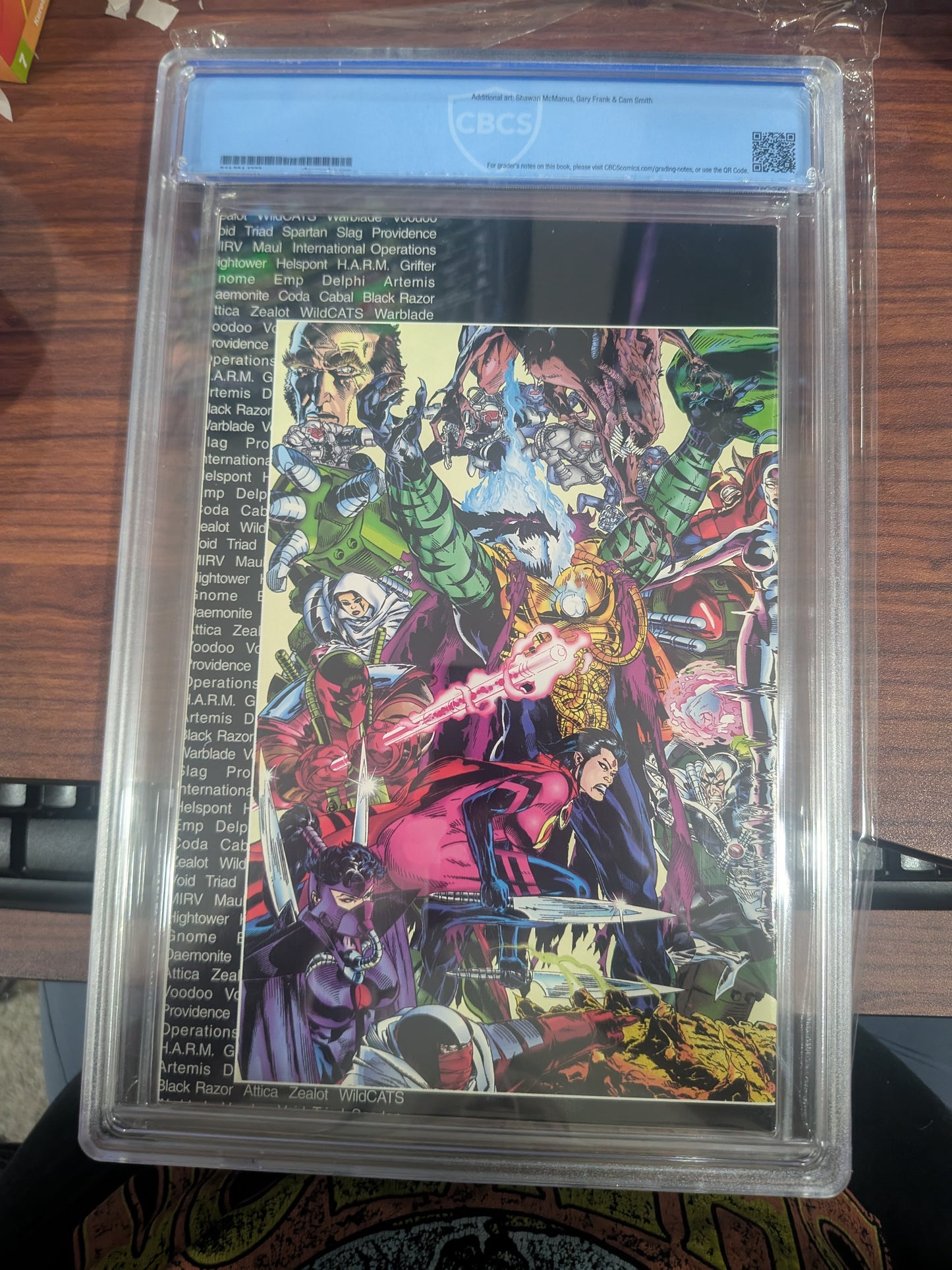 WildC.A.T.S. Sourcebook #1 - Silver Wraparound - CBCS 7.0