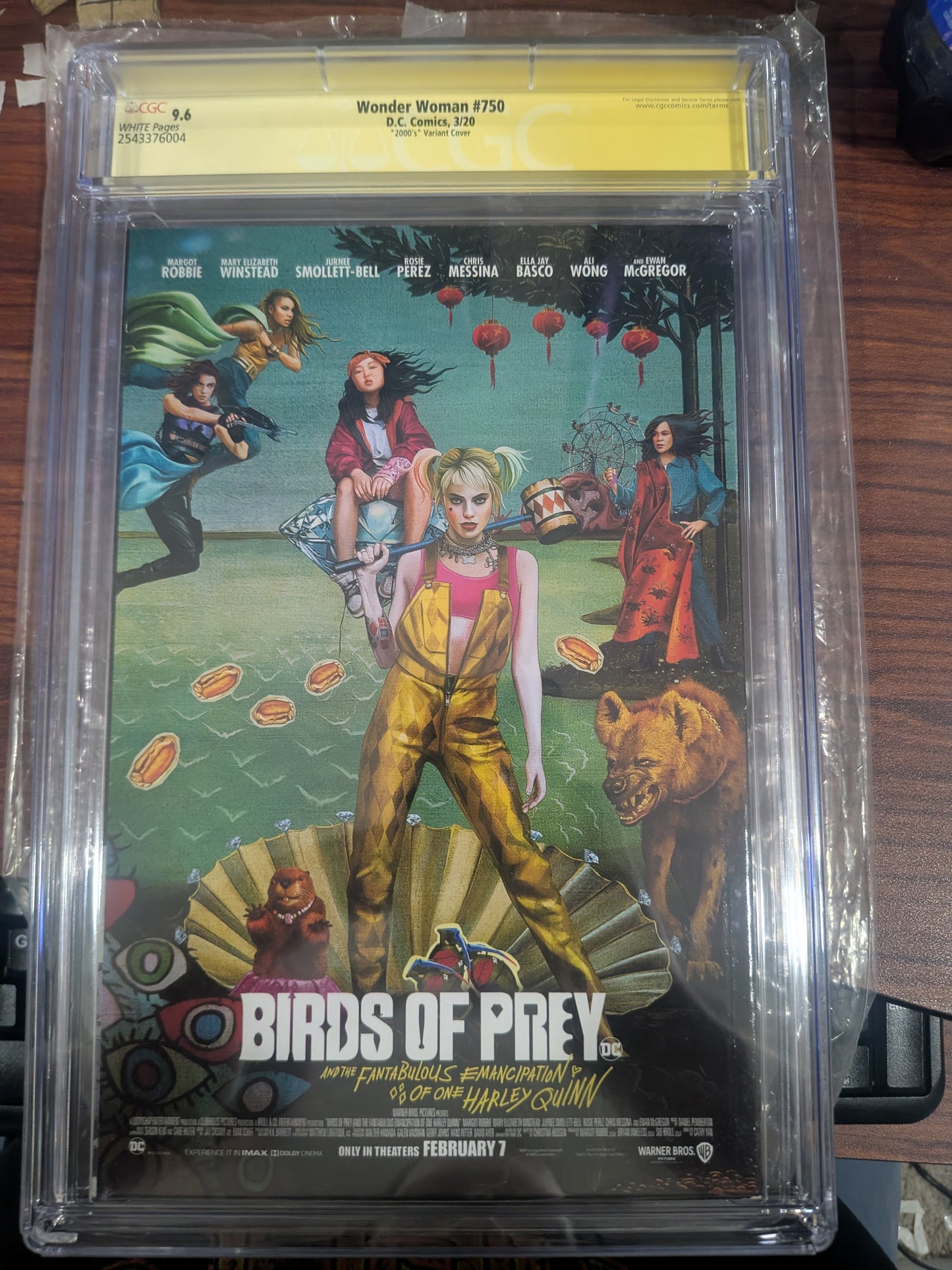 Wonder Woman #750 - Adam Hughes Cover - Signed by Adam Hughes - CGC 9.6