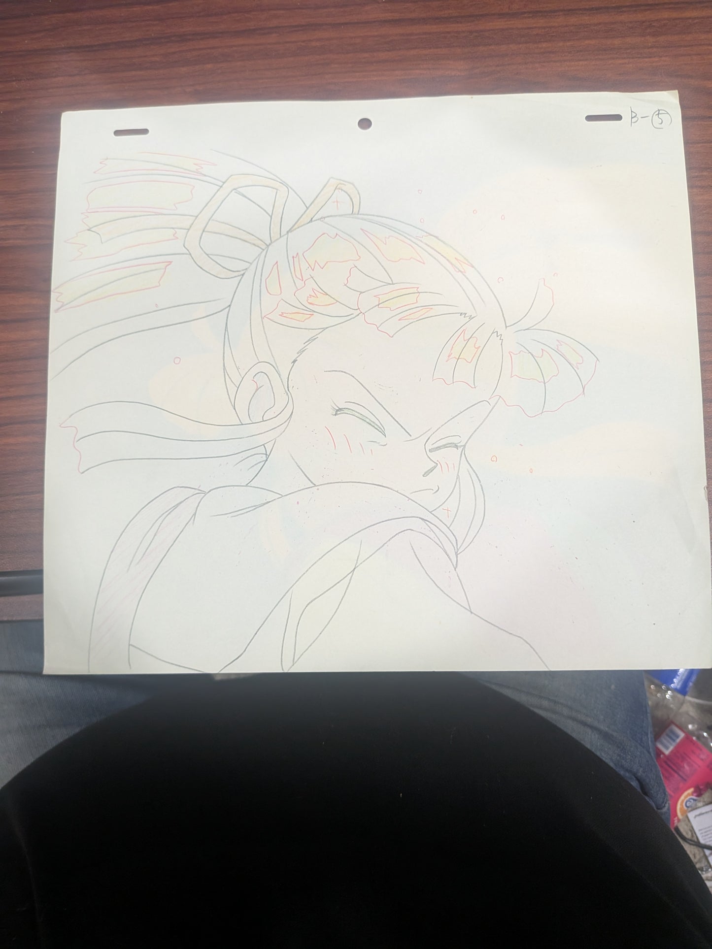 Time Travel Tondekeman! (Time Quest!) - Yumi Arama Cel and Drawing