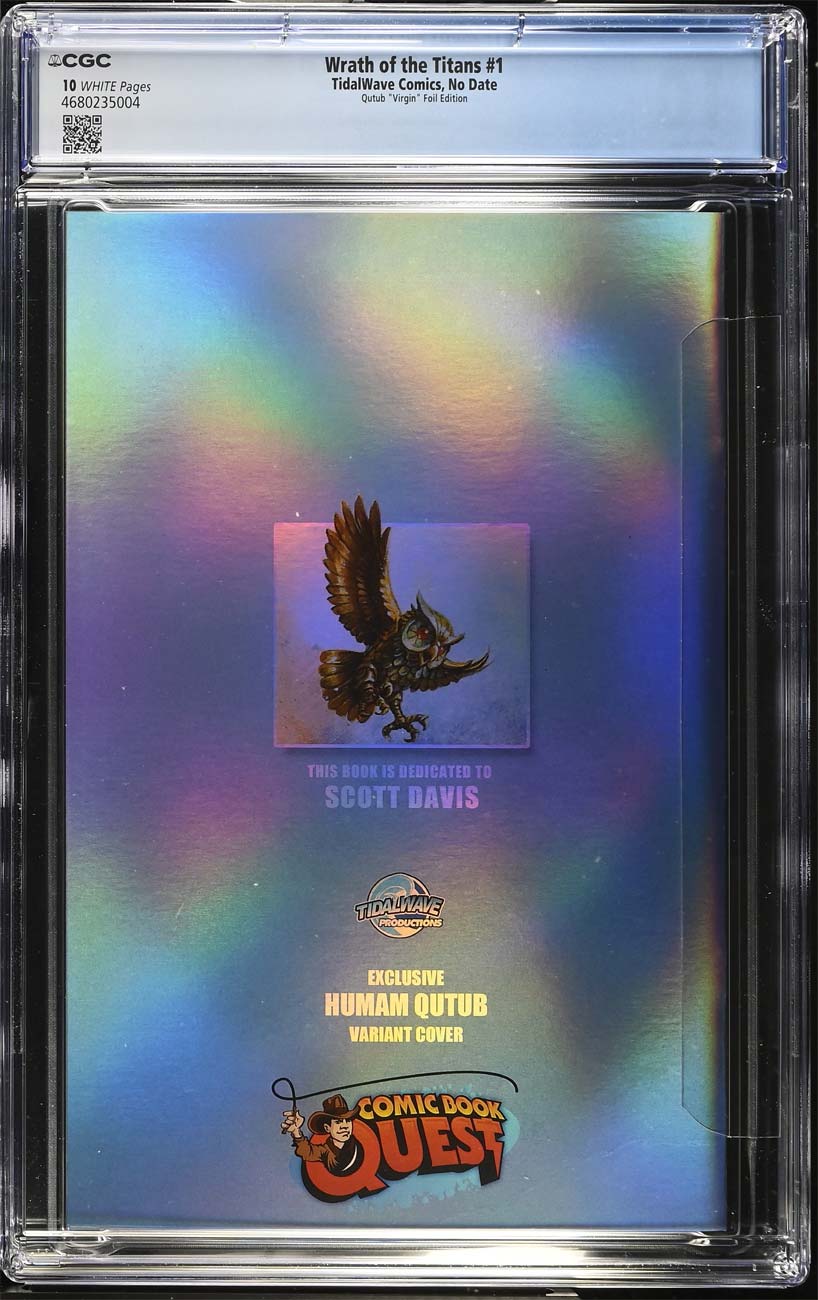 Wrath of the Titans #1 CGC 10 Humam Qutub Foil Variant #11/20