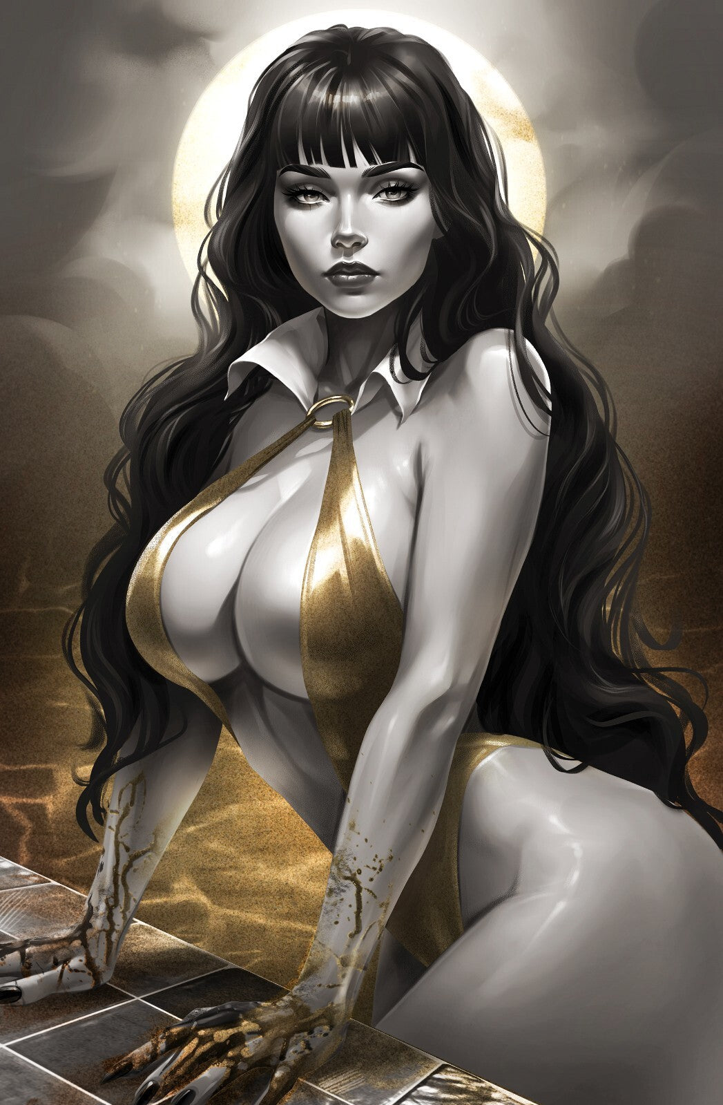 VAMPIRELLA #674 - MEGACON 2025 KATYA SINYUKHINA VIRGIN VARIANT KNIGHT OF COMICS EXCLUSIVE LTD 500