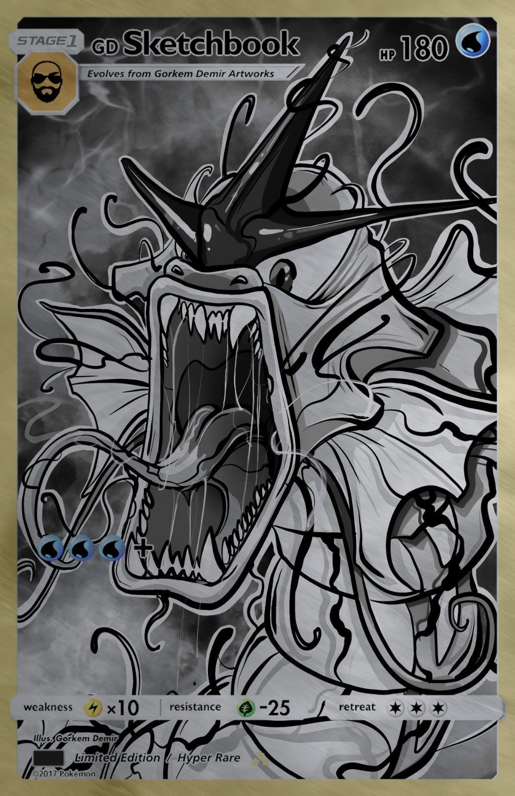 GORKEM DEMIR SKETCHBOOK - GYAMIZED COVER C METAL VARIANT NYCC 2025 KNIGHT OF COMICS EXCLUSIVE