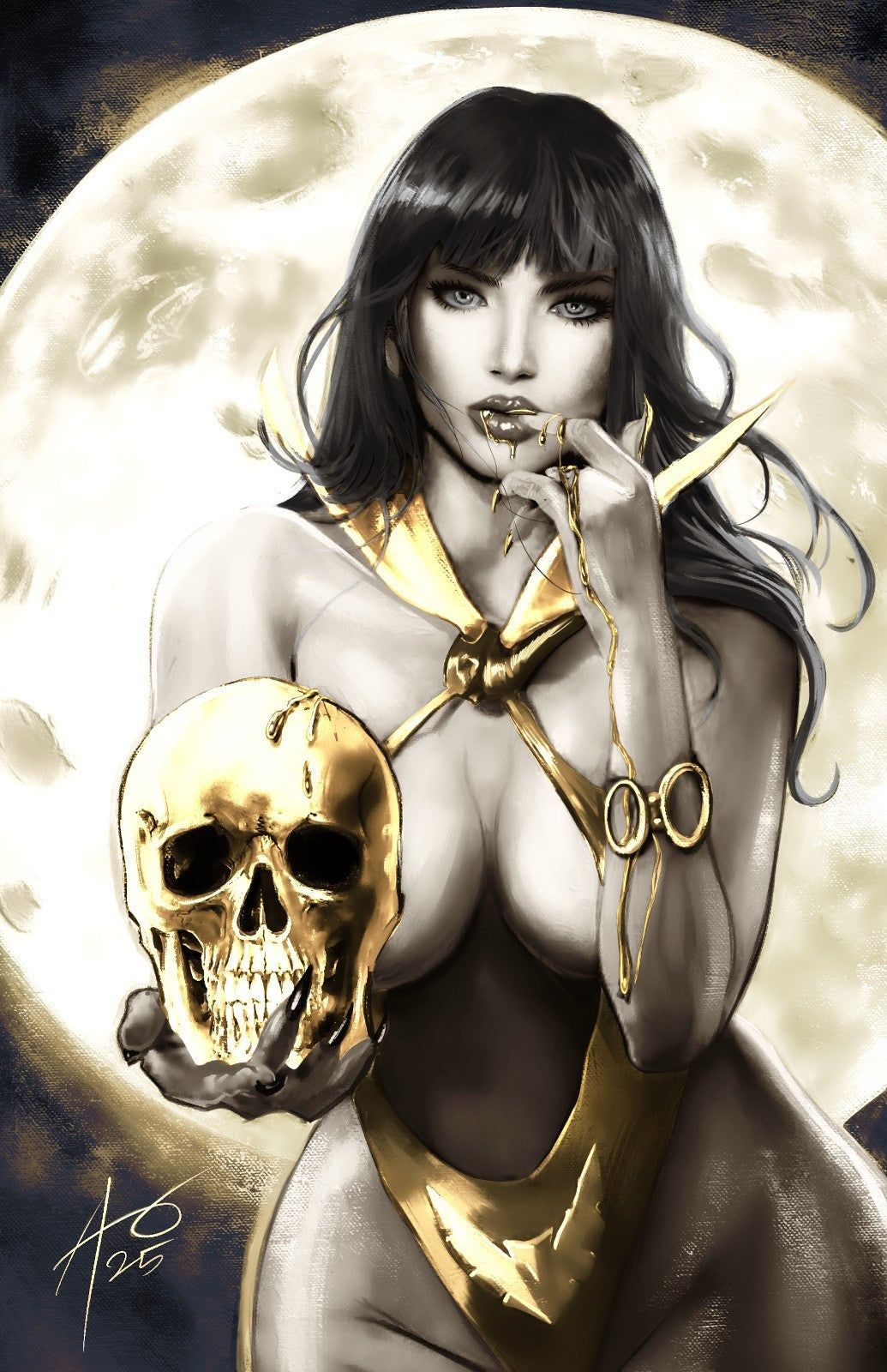 VAMPIRELLA HALLOWEEN HORROR #1 - RUDY AO COVER B NYCC 2025 EXCLUSIVE KNIGHT OF COMICS EXCLUSIVE LTD 150