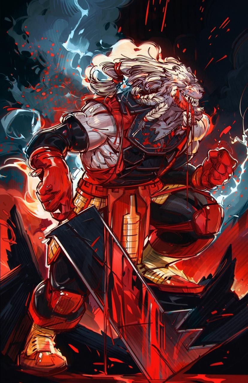 INVINCIBLE UNIVERSE BATTLE BEAST #5 - VIKTOR MILLER GAUSA VIRGIN NYCC 2025 KNIGHT OF COMICS EXCLUSIVE LTD 1000
