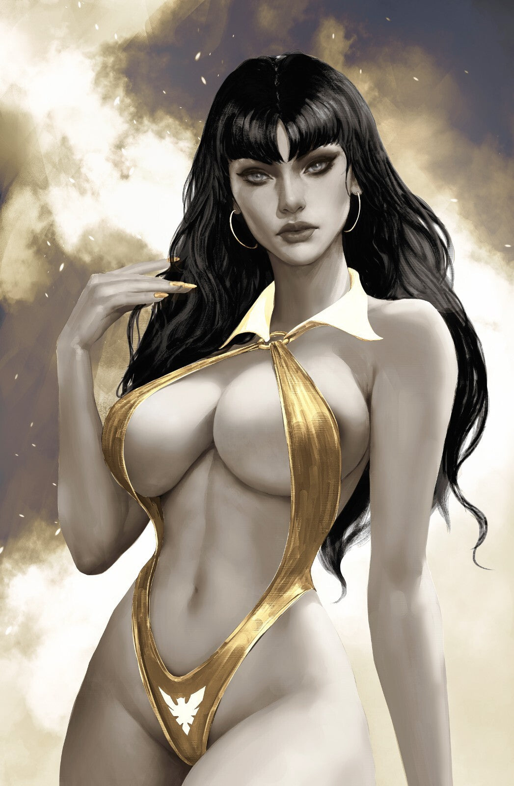 VAMPIRELLA #1 - JUSTINE FLORENTINO COVER B VIRGIN VARIANT C2E2 KNIGHT OF COMICS EXCLUSIVE LTD 250