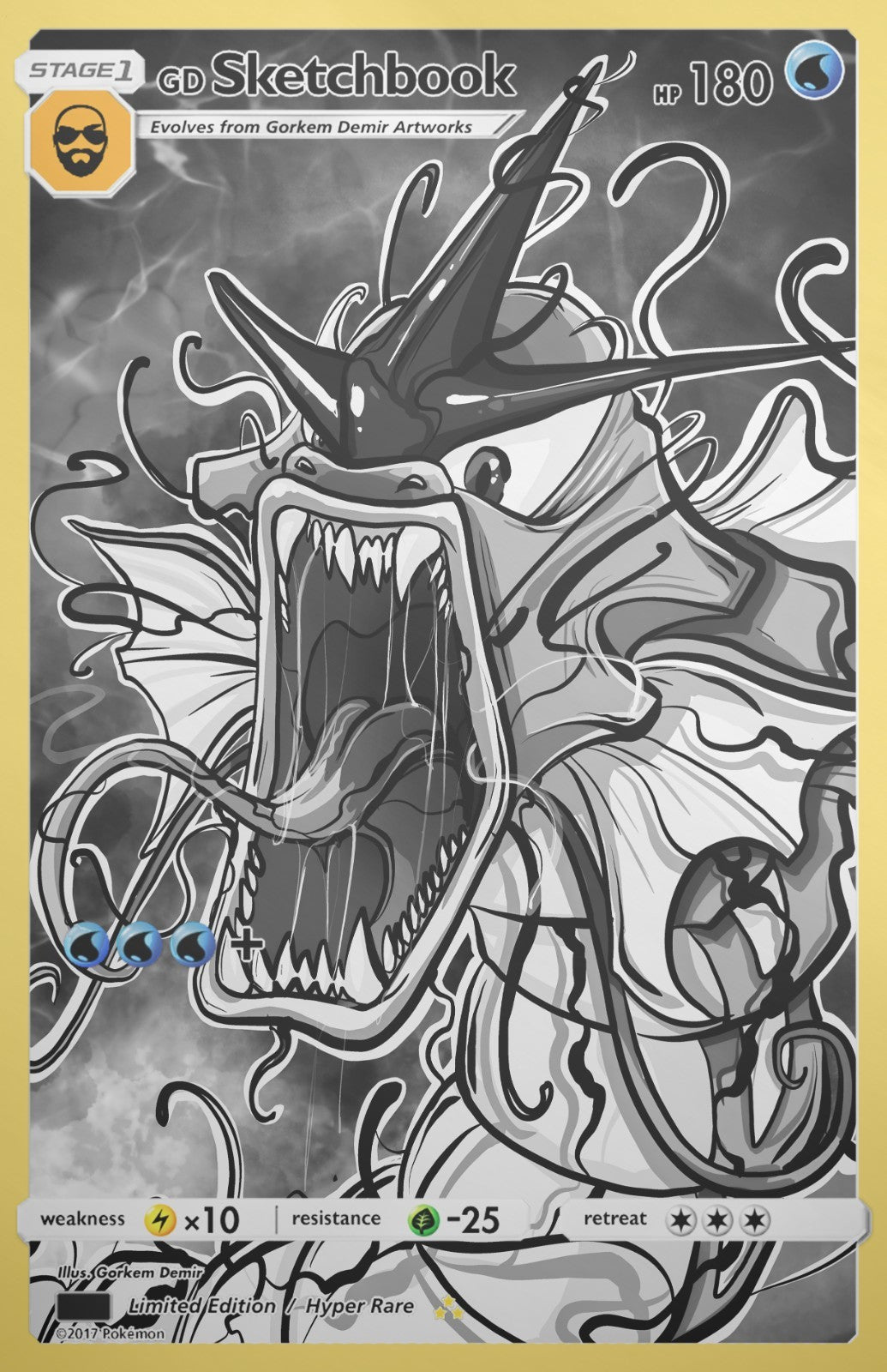 GORKEM DEMIR SKETCHBOOK - GYAMIZED COVER C FOIL VARIANT NYCC 2025 KNIGHT OF COMICS EXCLUSIVE