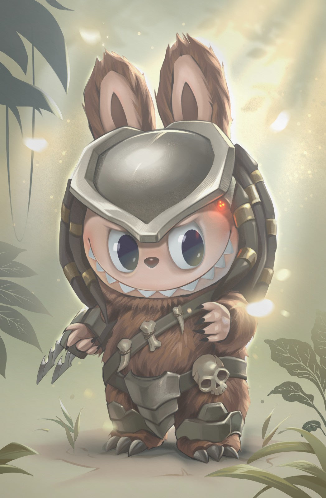 FAME: KASING LUNG CREATOR OF THE LABUBU - KATYA SINYUKHINA HUNTER MONSTER FOIL KNIGHT OF COMICS EXCLUSIVE