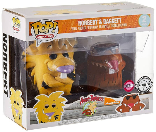 The Angry Beavers - Norbert & Daggett (Flocked) 2-Pack