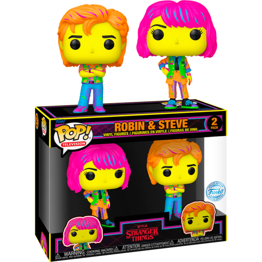Stranger Things - Robin & Steve (Blacklight) 2-Pack