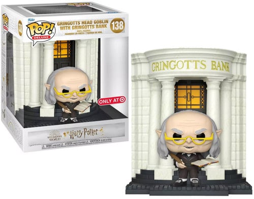 Harry Potter - Gringotts Head Goblin with Gringotts Bank