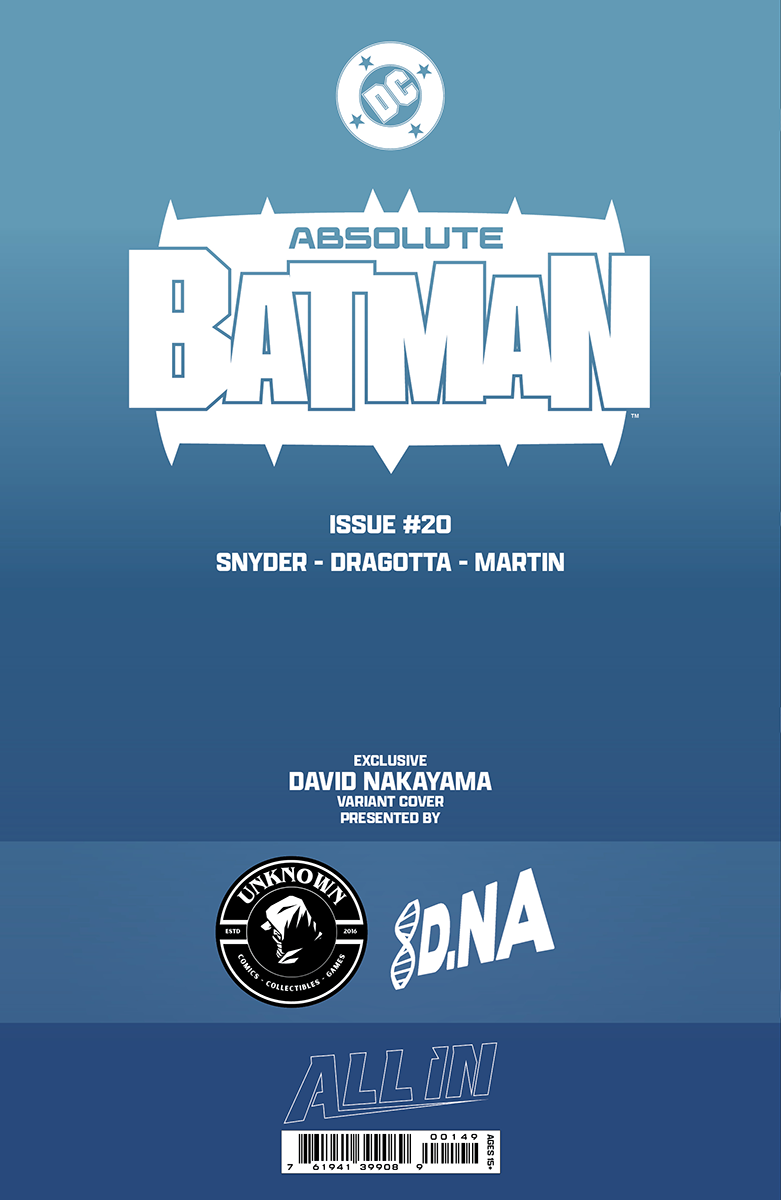 ABSOLUTE BATMAN #20 DAVID NAKAYAMA EXCLUSIVE VAR (05/13/2026)