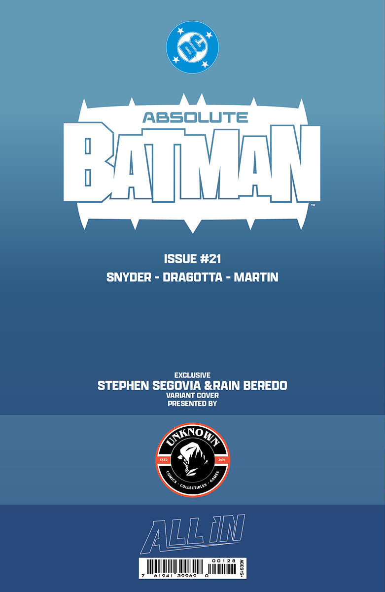 [FOIL] ABSOLUTE BATMAN #21 STEPHEN SEGOVIA EXCLUSIVE VIRGIN VAR (06/17/2026)