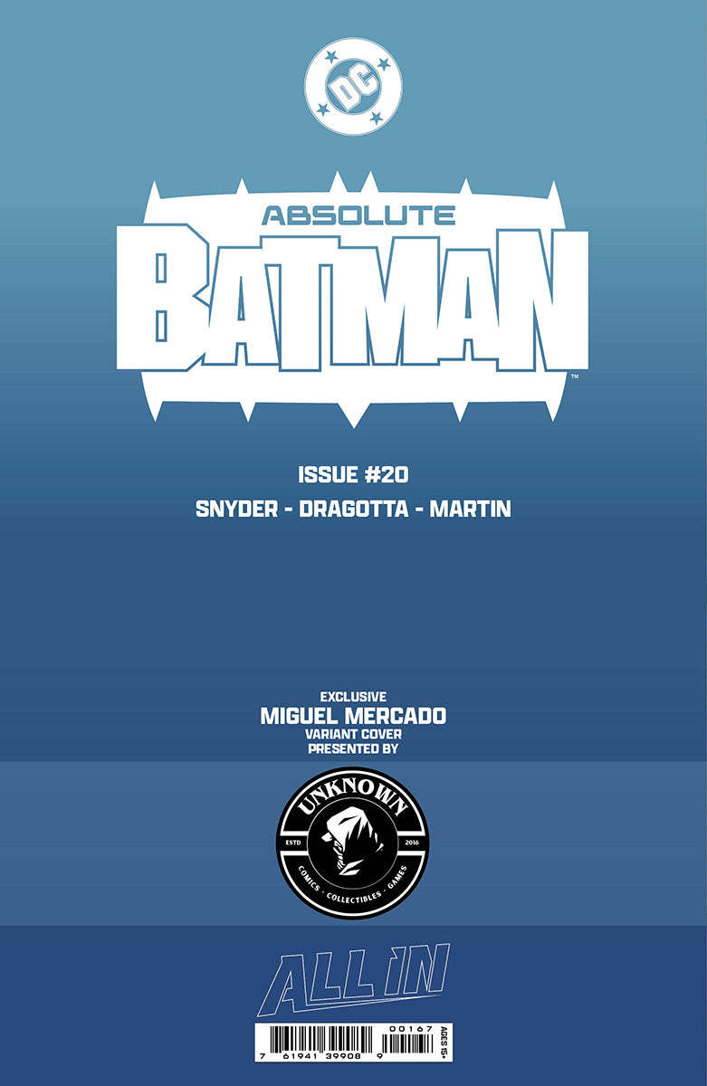 [FOIL] ABSOLUTE BATMAN #20 MIGUEL MERCADO EXCLUSIVE VIRGIN VAR (05/13/2026)