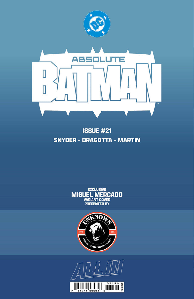 ABSOLUTE BATMAN #21 MIGUEL MERCADO EXCLUSIVE VAR (06/17/2026)