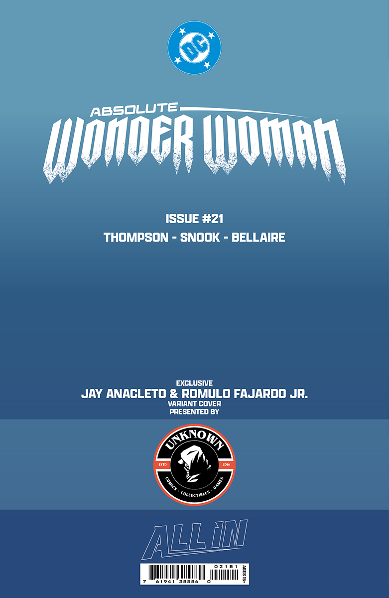 ABSOLUTE WONDER WOMAN #21 JAY ANACLETO EXCLUSIVE VAR (06/24/2026)