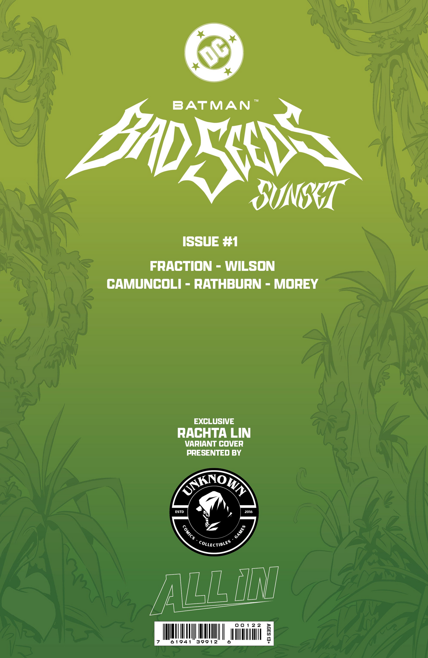 [FOIL] BATMAN BAD SEEDS SUNSET #1 RACHTA LIN EXCLUSIVE VIRGIN VAR (08/26/2026)