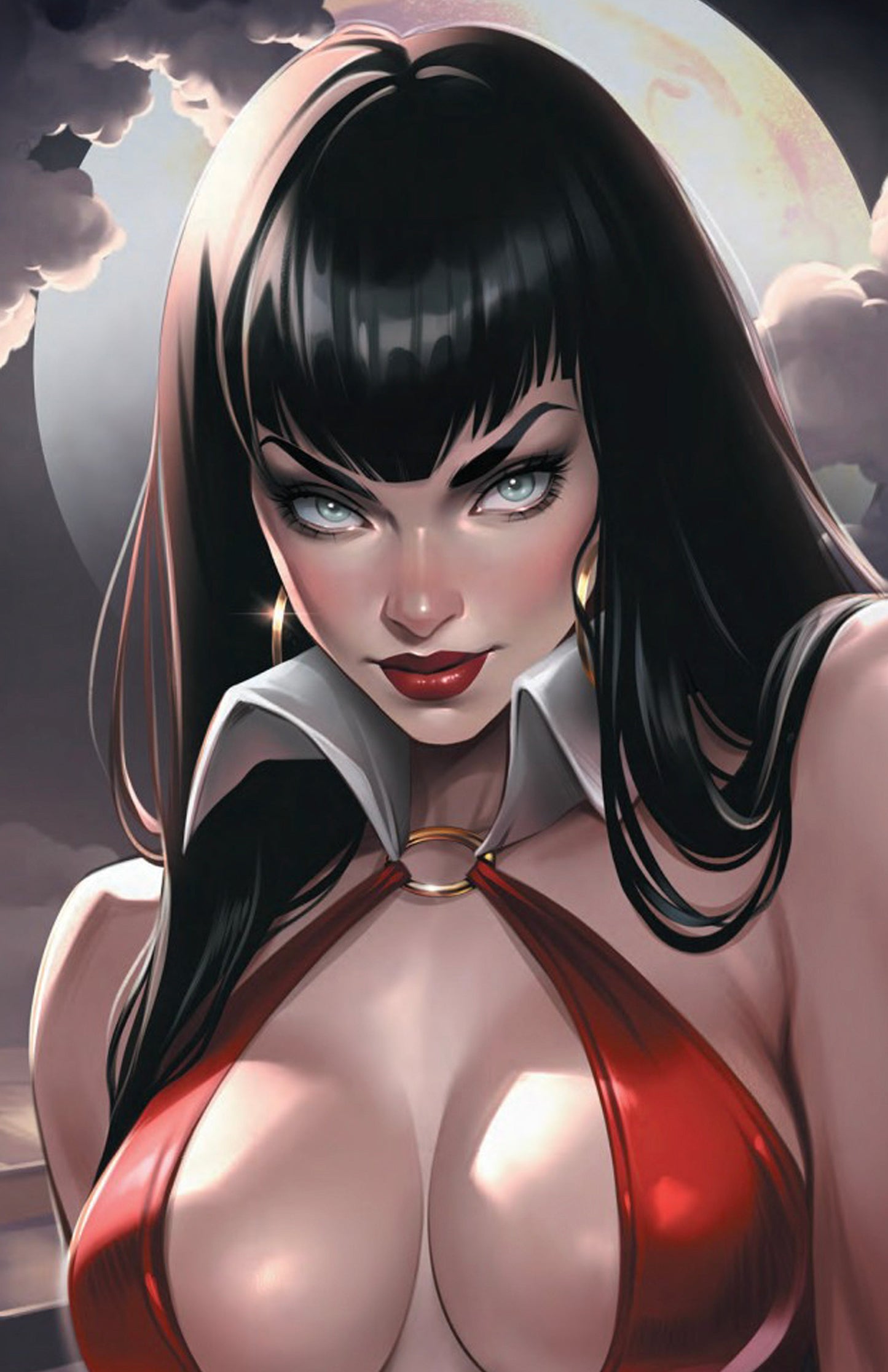 VAMPIRELLA HELLIDAY SPECIAL 2025 - KATYA SINYUKHINA WRAPAROUND COVER A FANEXPO NEW ORLEANS KNIGHT OF COMICS EXCLUSIVE LTD 350