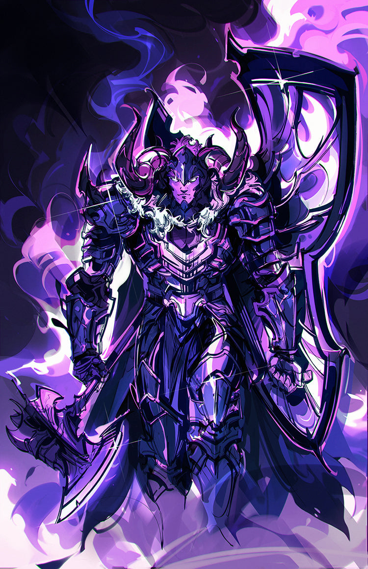 FAME: CHUGONG SOLO LEVELING - VIKTOR MILLER GAUSA IRON COVER C MEGACON 2026 KNIGHT OF COMICS EXCLUSIVE LTD 50