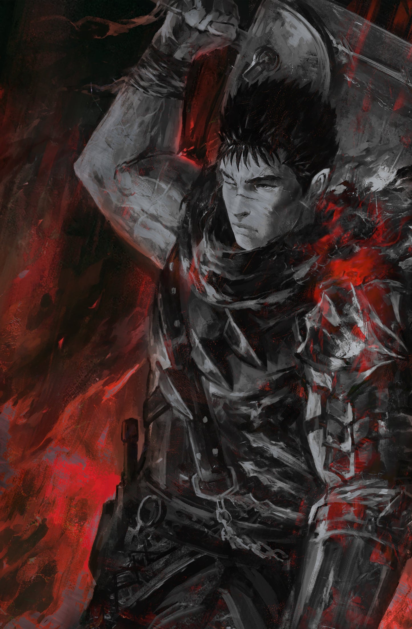 TRIBUTE KENTARO MIURA CREATOR OF BERSERK - SHIMHAQ COVER A METAL FANEXPO NEW ORLEANS KNIGHT OF COMICS EXCLUSIVE LTD 10