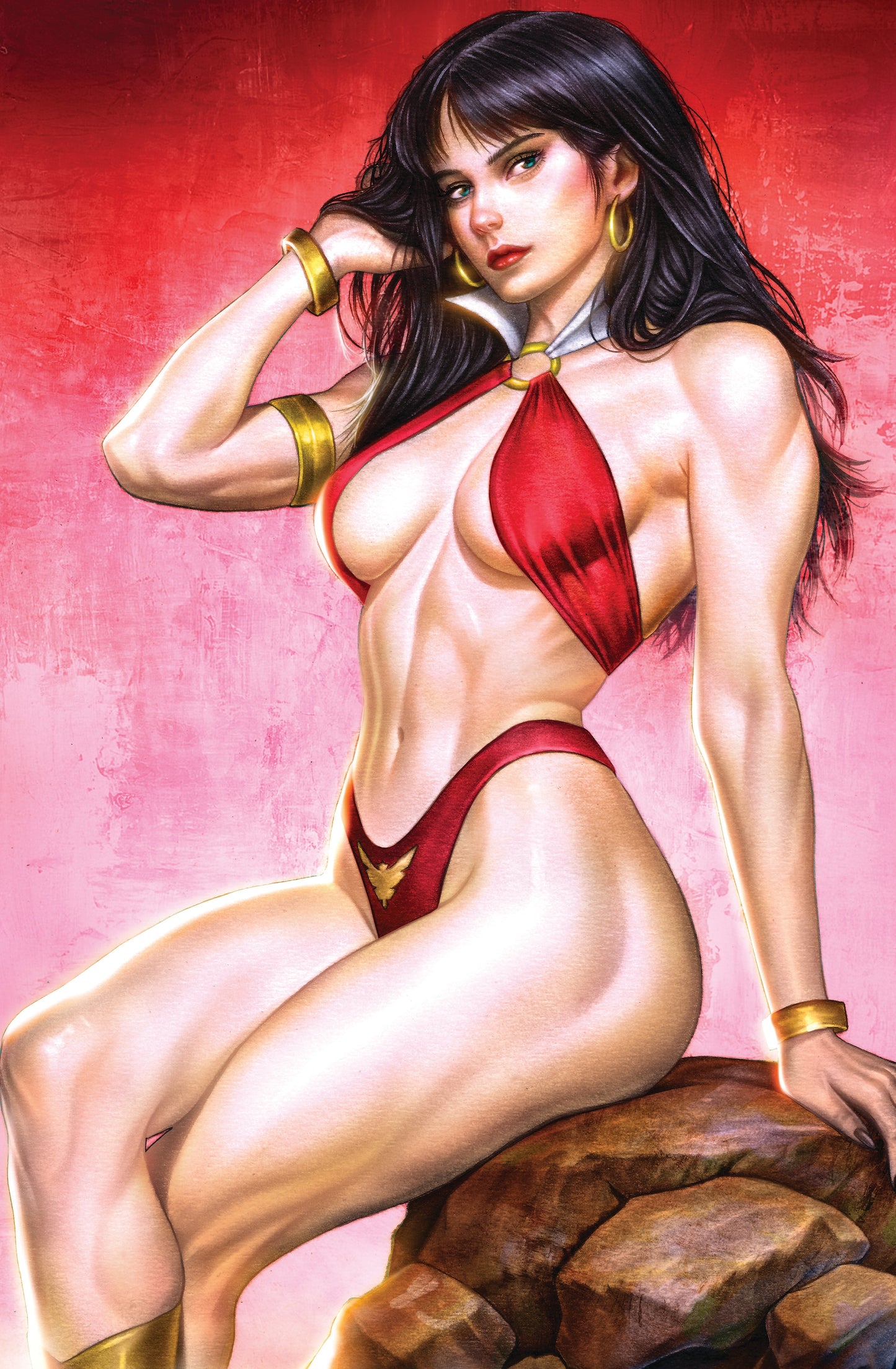 VAMPIRELLA ARMAGEDDON #12 - ALAN BORGES COVER A VIRGIN VARIANT KNIGHT OF COMICS SDCC 2026 EXCLUSIVE LTD 250