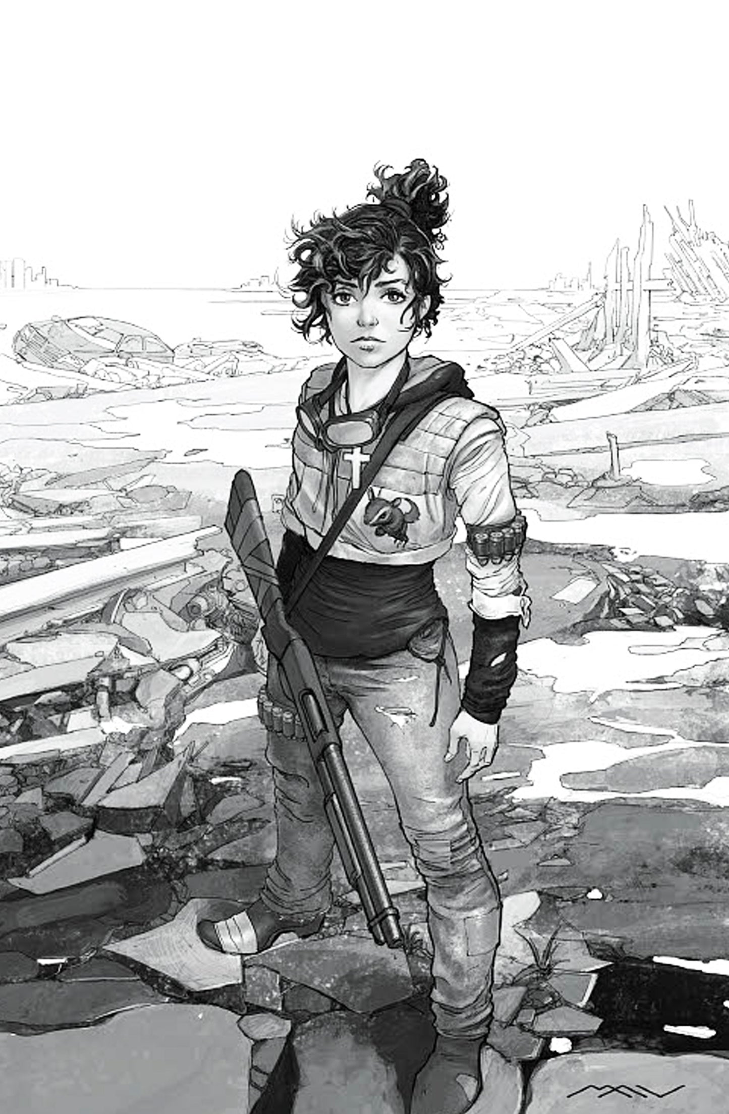 WHITE SKY #1 SECOND PRINTING - JEAN PAUL MAVINGA INK EDITION KNIGHT OF COMICS MEGACON 2026 EXCLUSIVE LTD 500