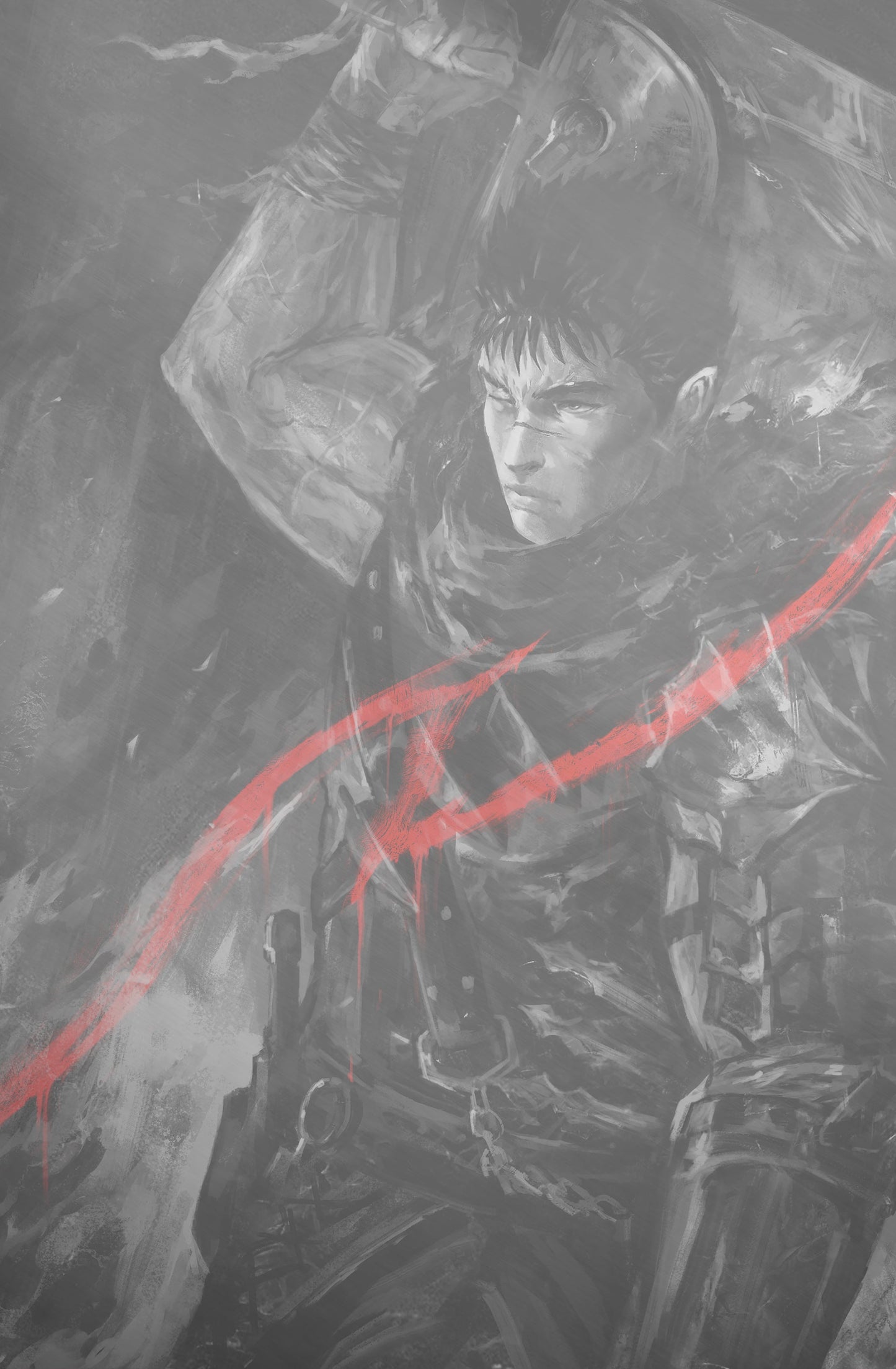 TRIBUTE KENTARO MIURA CREATOR OF BERSERK - SHIMHAQ COVER B WHITE METAL FANEXPO NEW ORLEANS KNIGHT OF COMICS EXCLUSIVE LTD 10