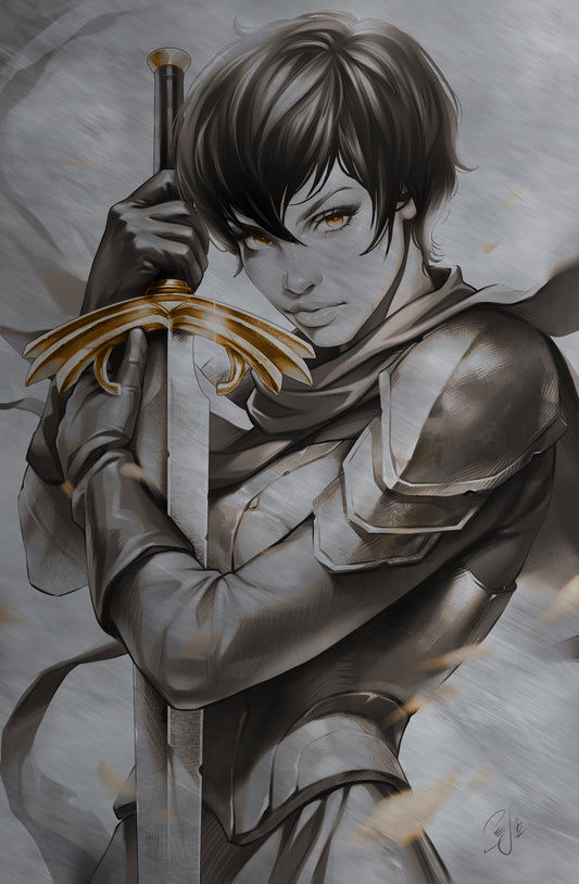 TRIBUTE KENTARO MIURA CREATOR OF BERSERK - KATYA SINYUKHINA COVER B METAL KNIGHT OF COMICS FANEXPO NEW ORLEANS 2026 EXCLUSIVE LTD 10