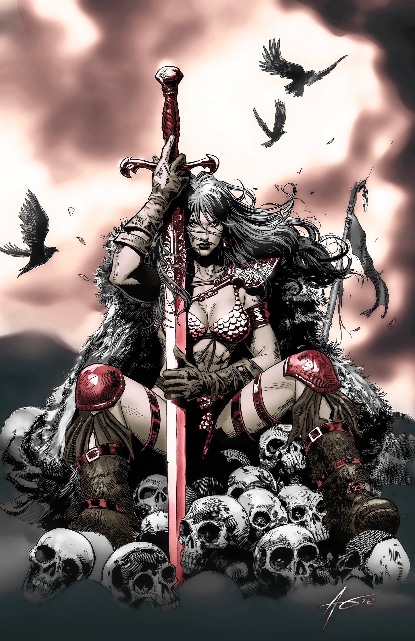 SONJA REBORN #5 - RUDY AO & MARCIAL TOLEDANO COVER C KNIGHT OF COMICS MEGACON 2026 EXCLUSIVE LTD 100