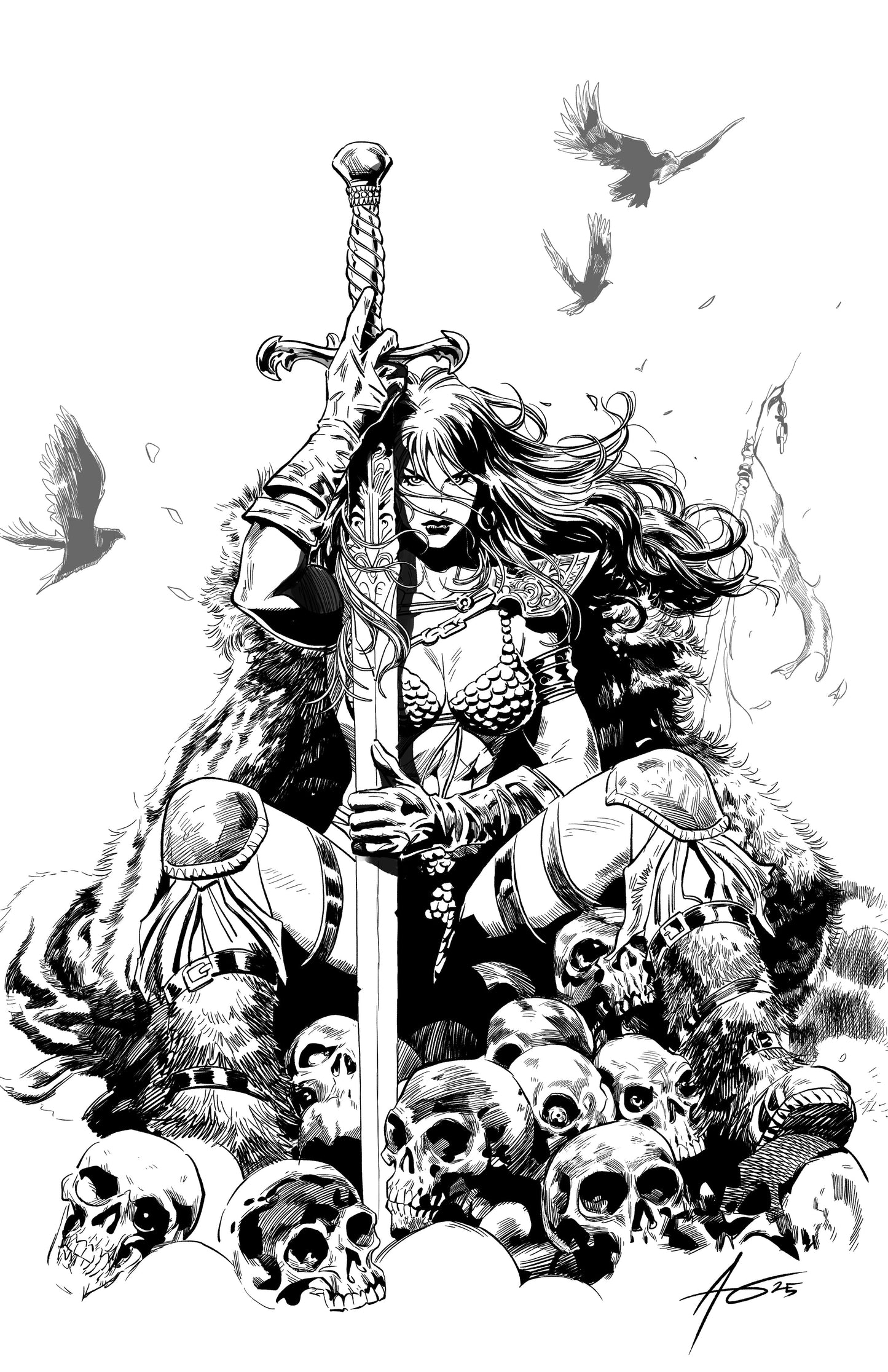 SONJA REBORN #5 - RUDY AO & MARCIAL TOLEDANO COVER D KNIGHT OF COMICS MEGACON 2026 EXCLUSIVE LTD 50