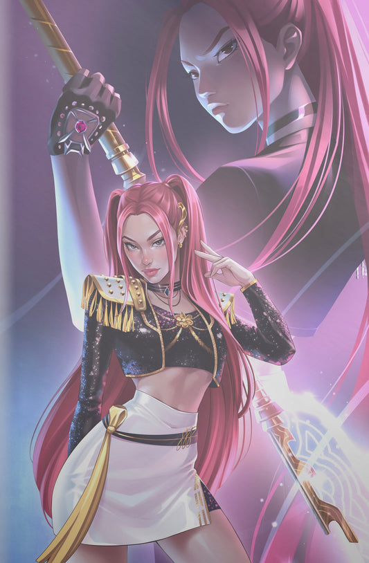 KPOP DEMON HUNTERS "MIRA" ARTBOOK - KATYA SINYUKHINA FOIL VARIANT MEGACON 2026 KNIGHT OF COMICS EXCLUSIVE