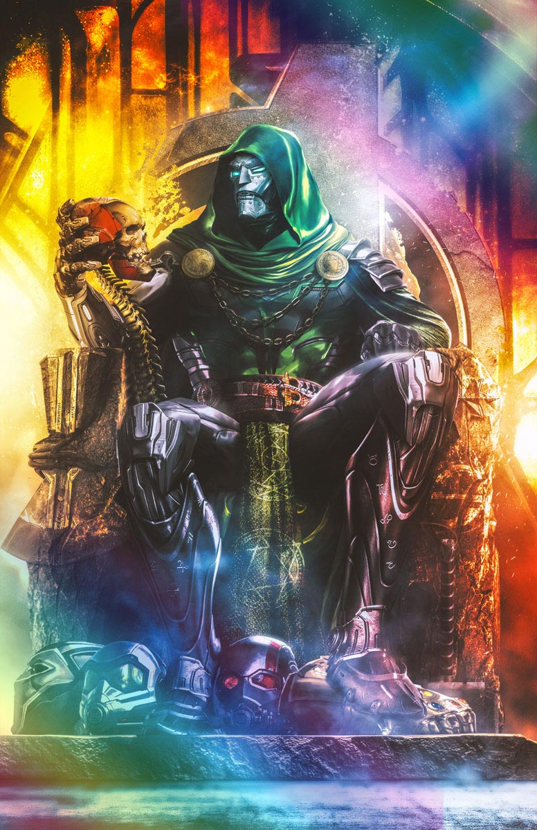 Dr Doom 11x17 Color Foil Variant Print by Ultraraw26 Poster Ltd 25