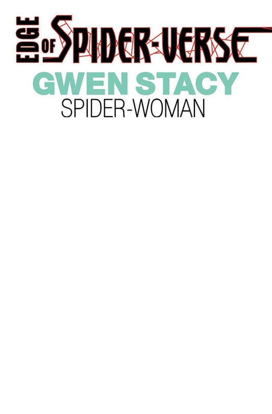 Edge Of Spider-Verse 2 Facsimile Unknown Comics Blank Exclusive Var (02/09/2022)