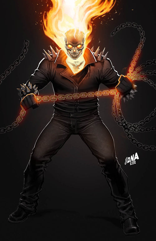[SIGNED by David Nakayama] GHOST RIDER 2 UNKNOWN COMICS DAVID NAKAYAMA EXCLUSIVE VIRGIN VAR (11/30/2022)