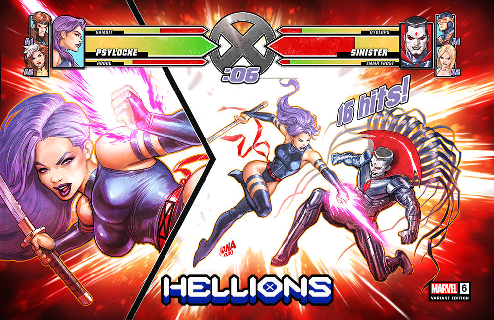 [SIGNED by David Nakayama] HELLIONS #6 UNKNOWN COMICS DAVID NAKAYAMA EXCLUSIVE VAR XOS (11/30/2022)